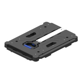 Rolling platform with telescopic handle