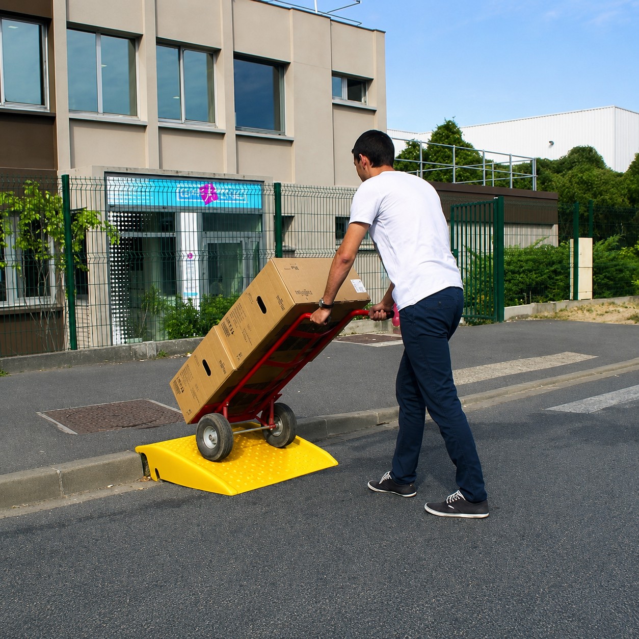 Portable wheelchair access ramp