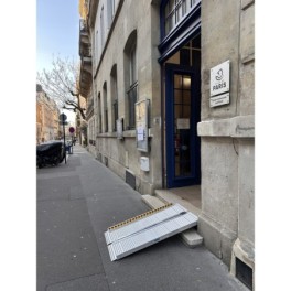 Rampe PMR pliante en aluminium 1.2 m - 300 kg