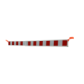 Extendable barrier with ties