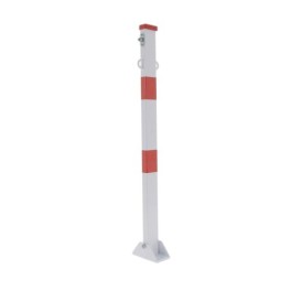 Poteau de parking rabattable