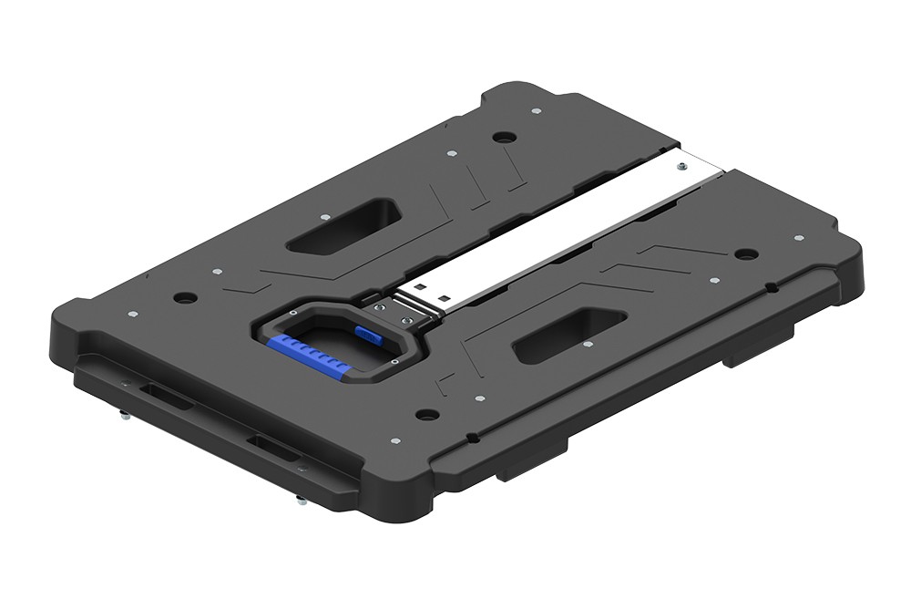 Rolling platform with telescopic handle