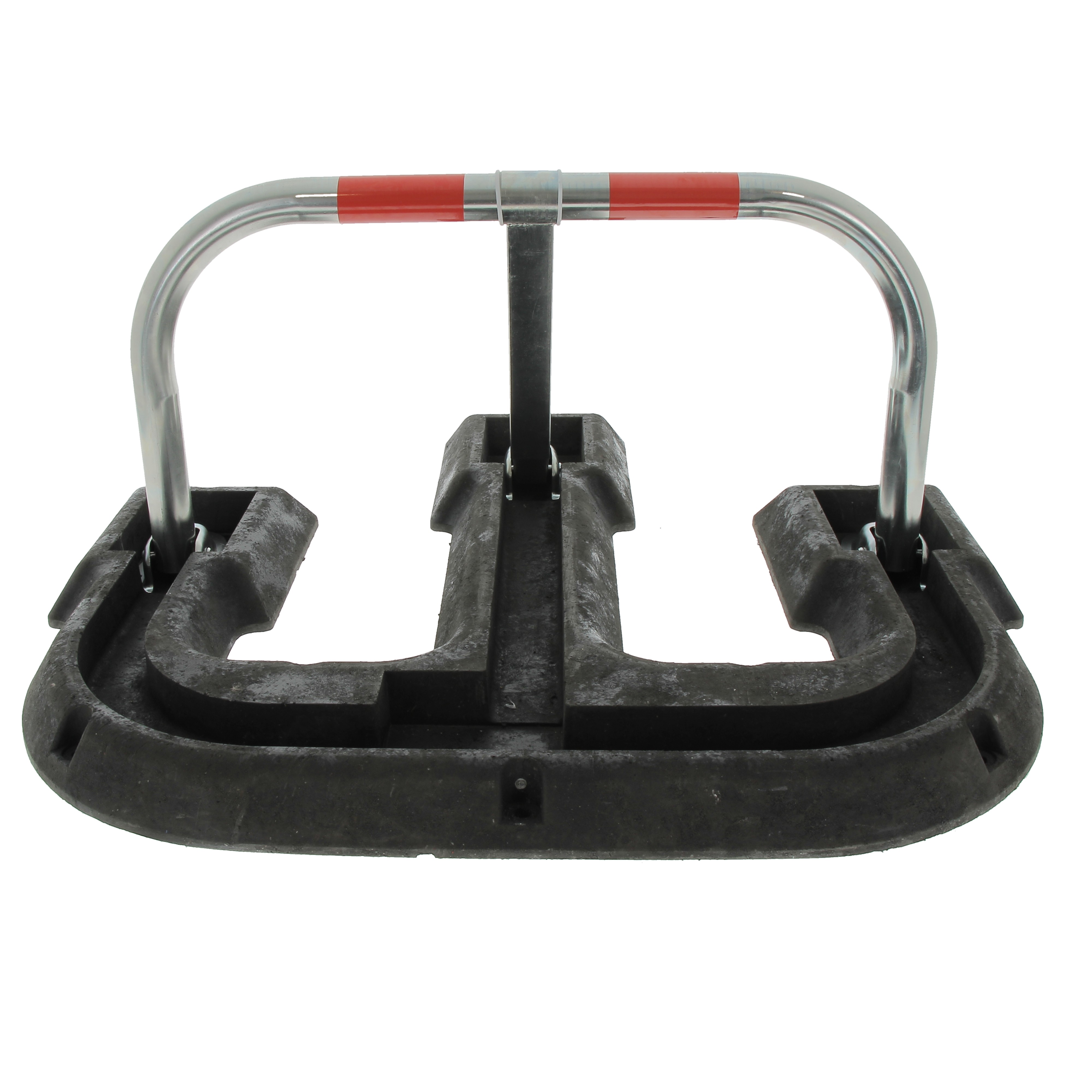 Parking hoop Ø 50 mm with central base, to be fixed