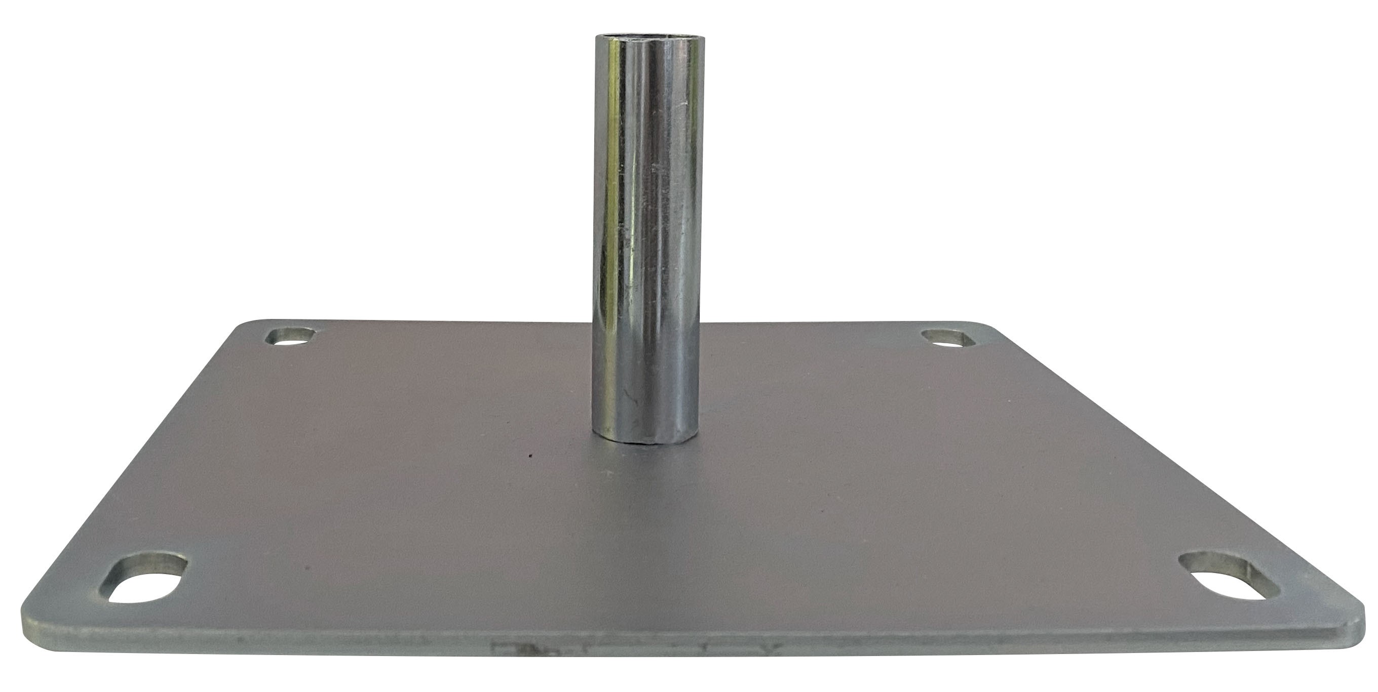 Pied pour barrière d'intervention en inox