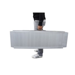 Rampe PMR pliante en aluminium 1.2 m - 300 kg