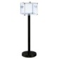 Ballot box on a post for 500 to 1000 ballots