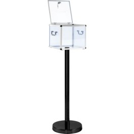 Ballot box on a post for 500 to 1000 ballots