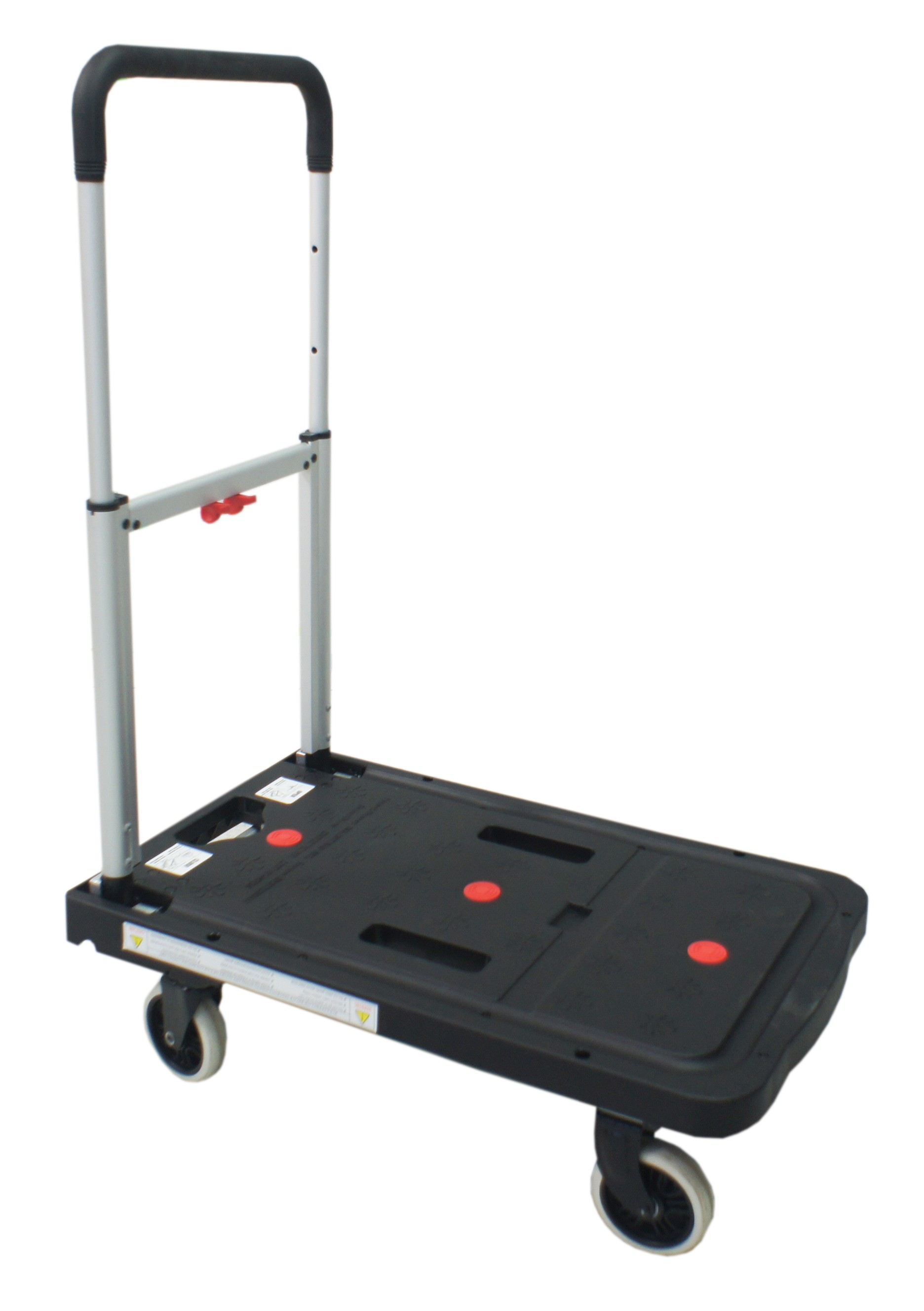 Foldable handling trolley