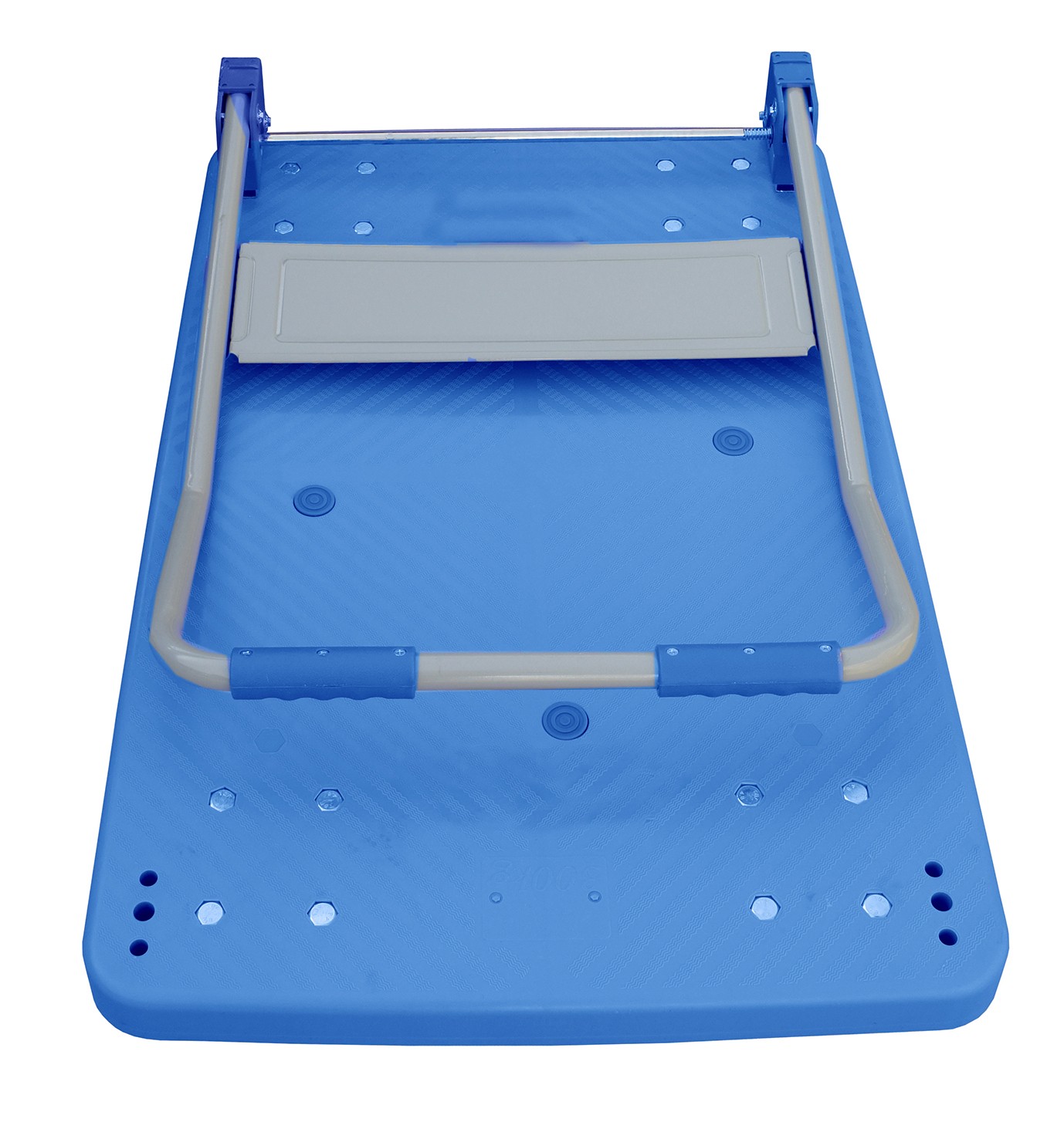 Foldable handling trolley