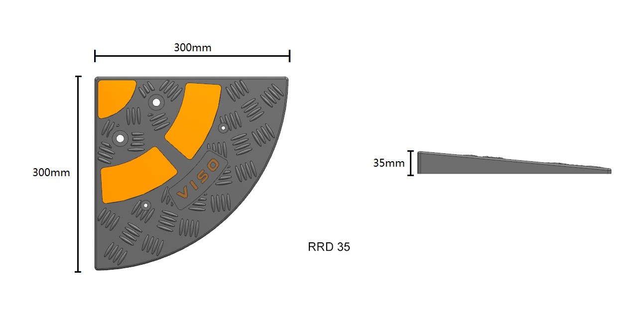 Angle pour rampe d'accès