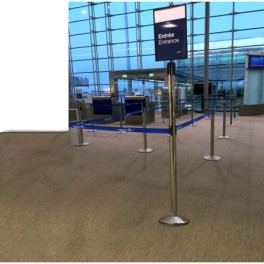 Information post for display panel