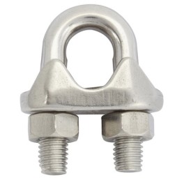 Serre-câble étrier acier inoxydable