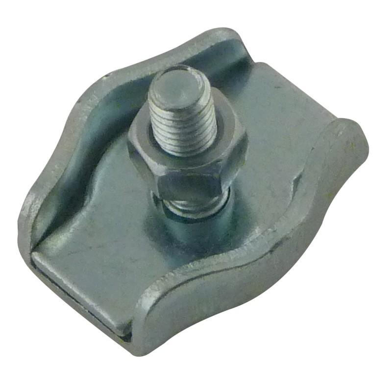 Serre-câble plat acier
