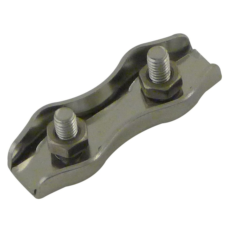 Serre-câble plat acier inoxydable