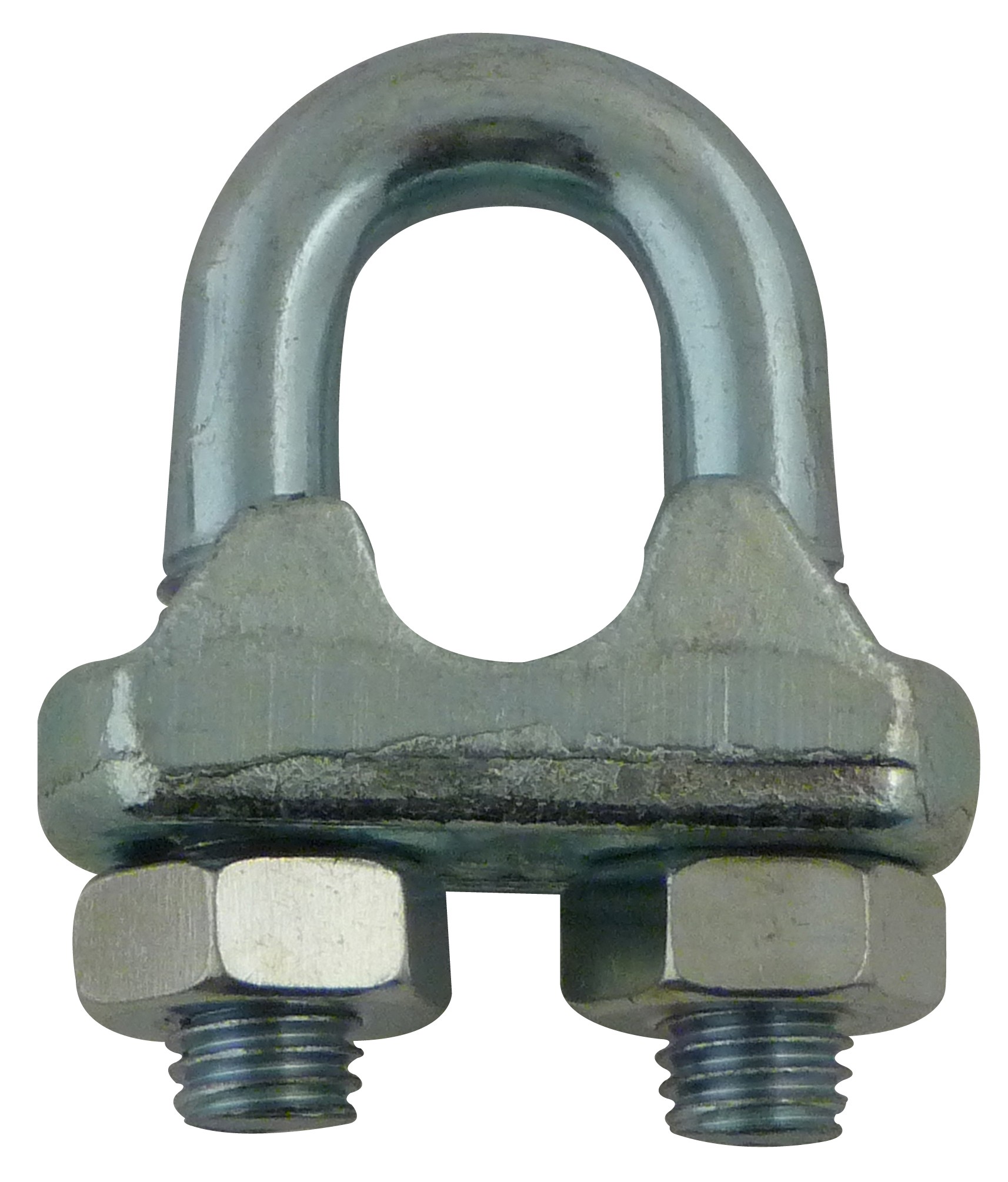 Steel wire rope clip