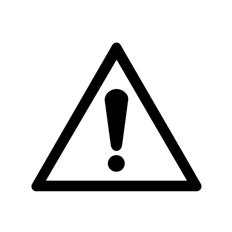 Sticker transparent avec pictogramme