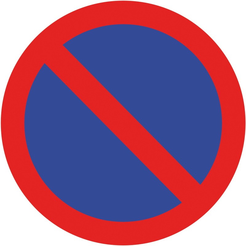 Sticker transparent avec pictogramme