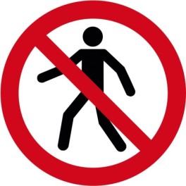 Sticker transparent avec pictogramme