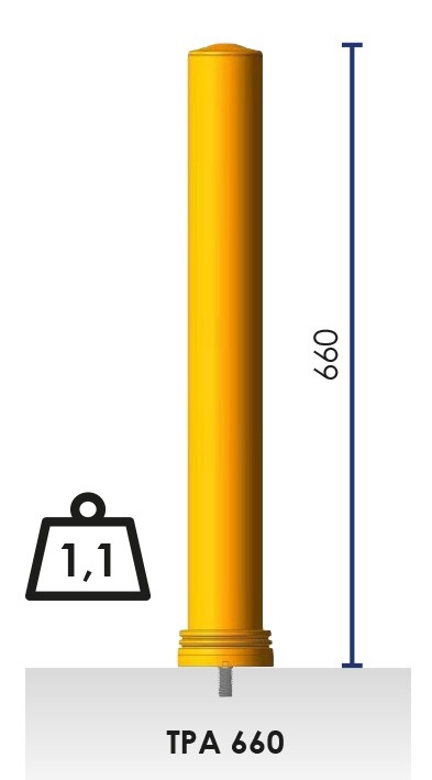 Flexible bollard Ø 80 mm