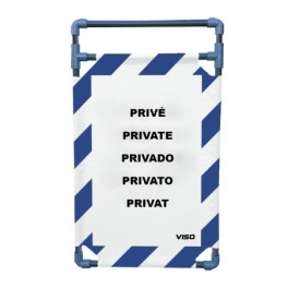 Barrière d'intervention pvc 1000 mm