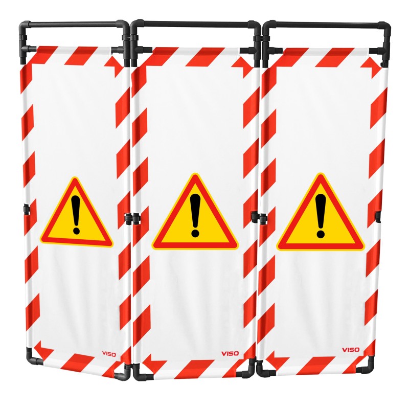 Barrière d'intervention pvc 1800 mm