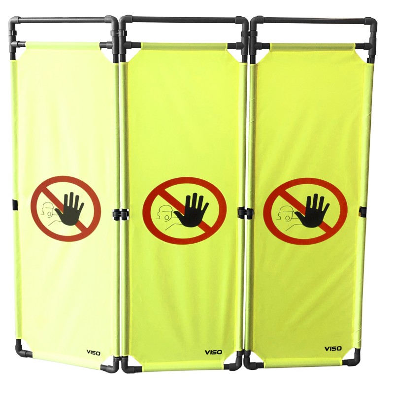 Barrière d'intervention pvc 1800 mm