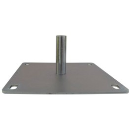 Pied pour barrière d'intervention en inox