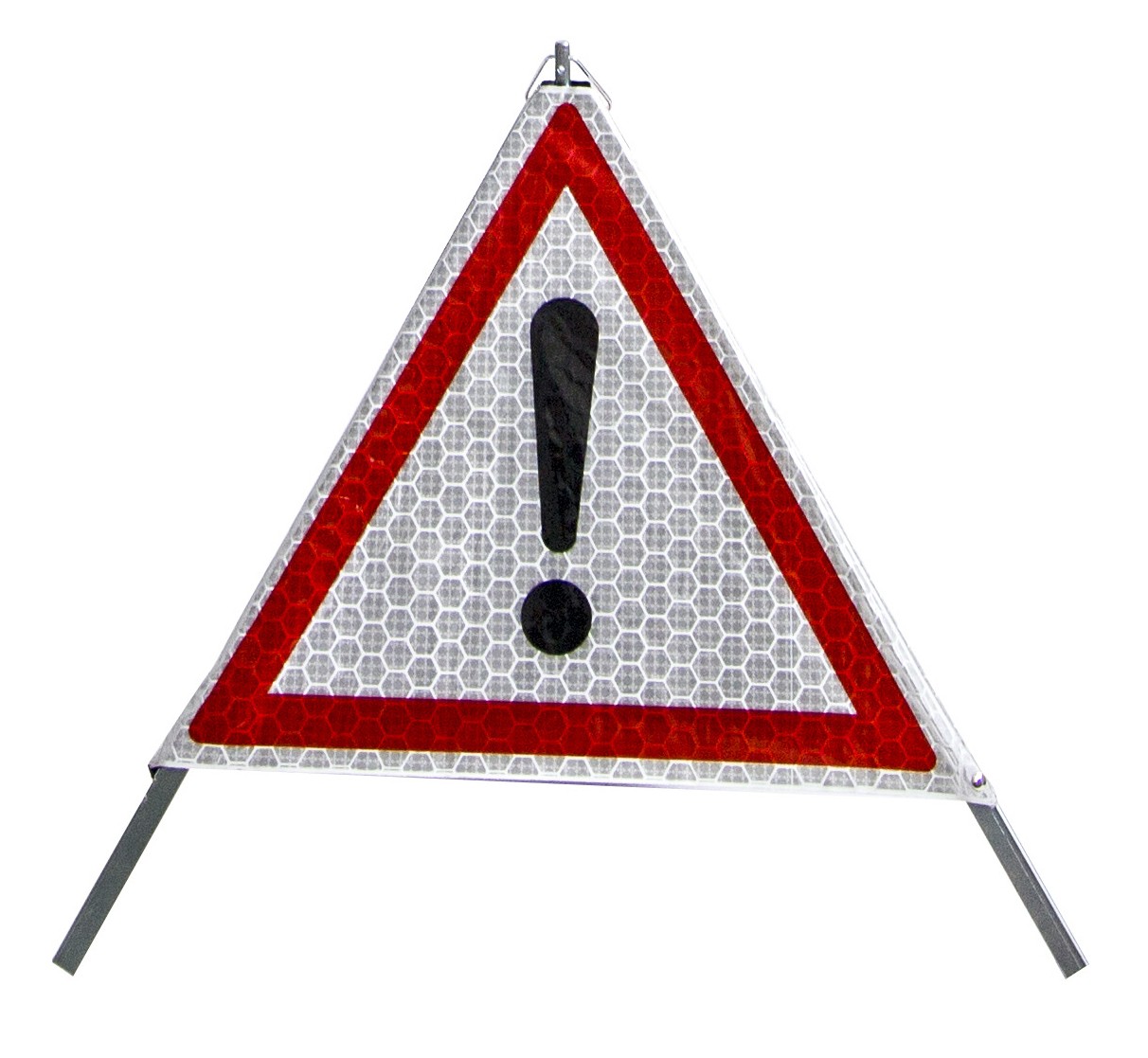Foldable tripod for temporary Class 2 signaling