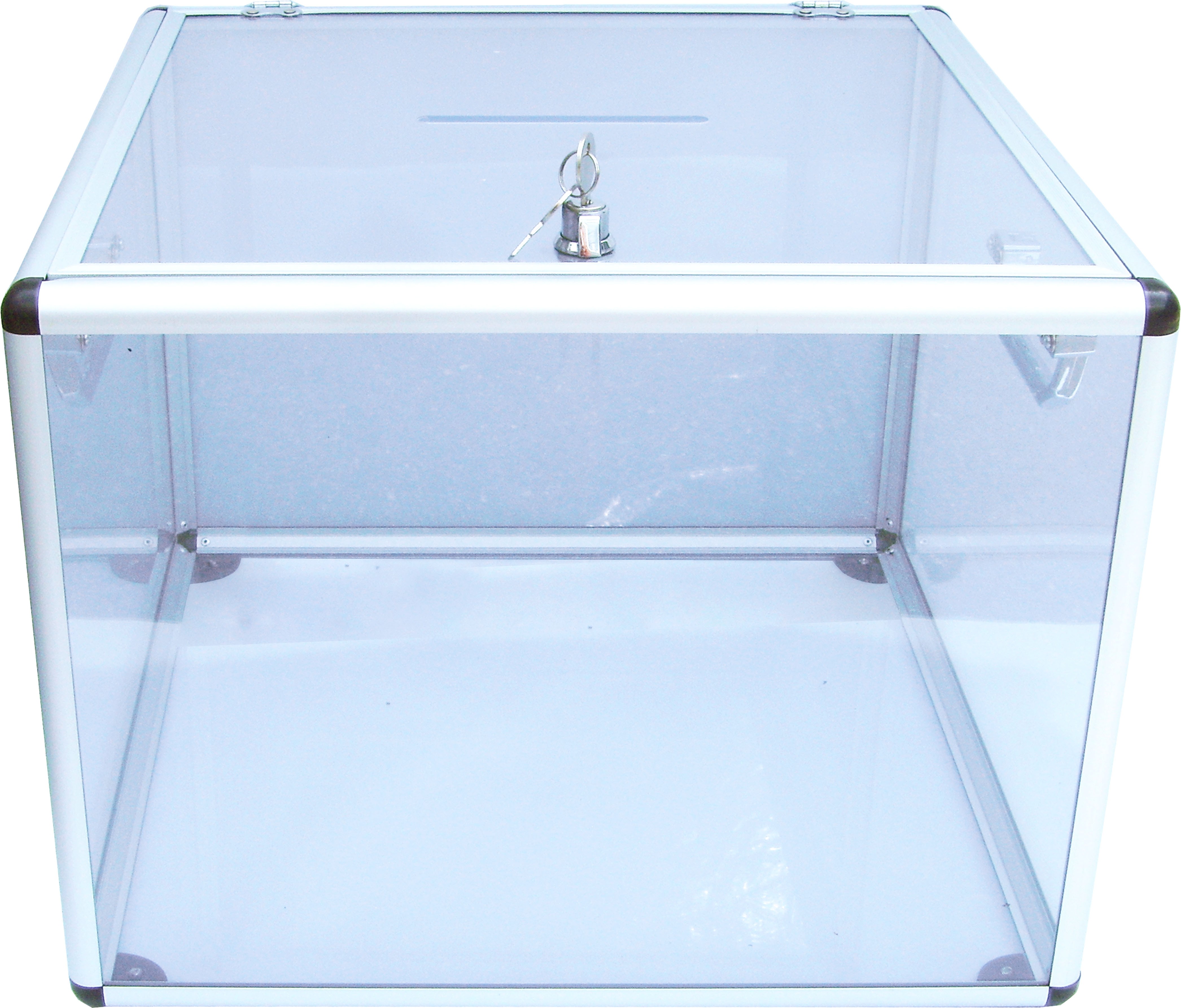 Standard ballot box with key from 25L to 48L