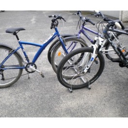 Modular bicycle rack 1 to 5 bikes