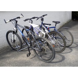 Modular bicycle rack 1 to 5 bikes