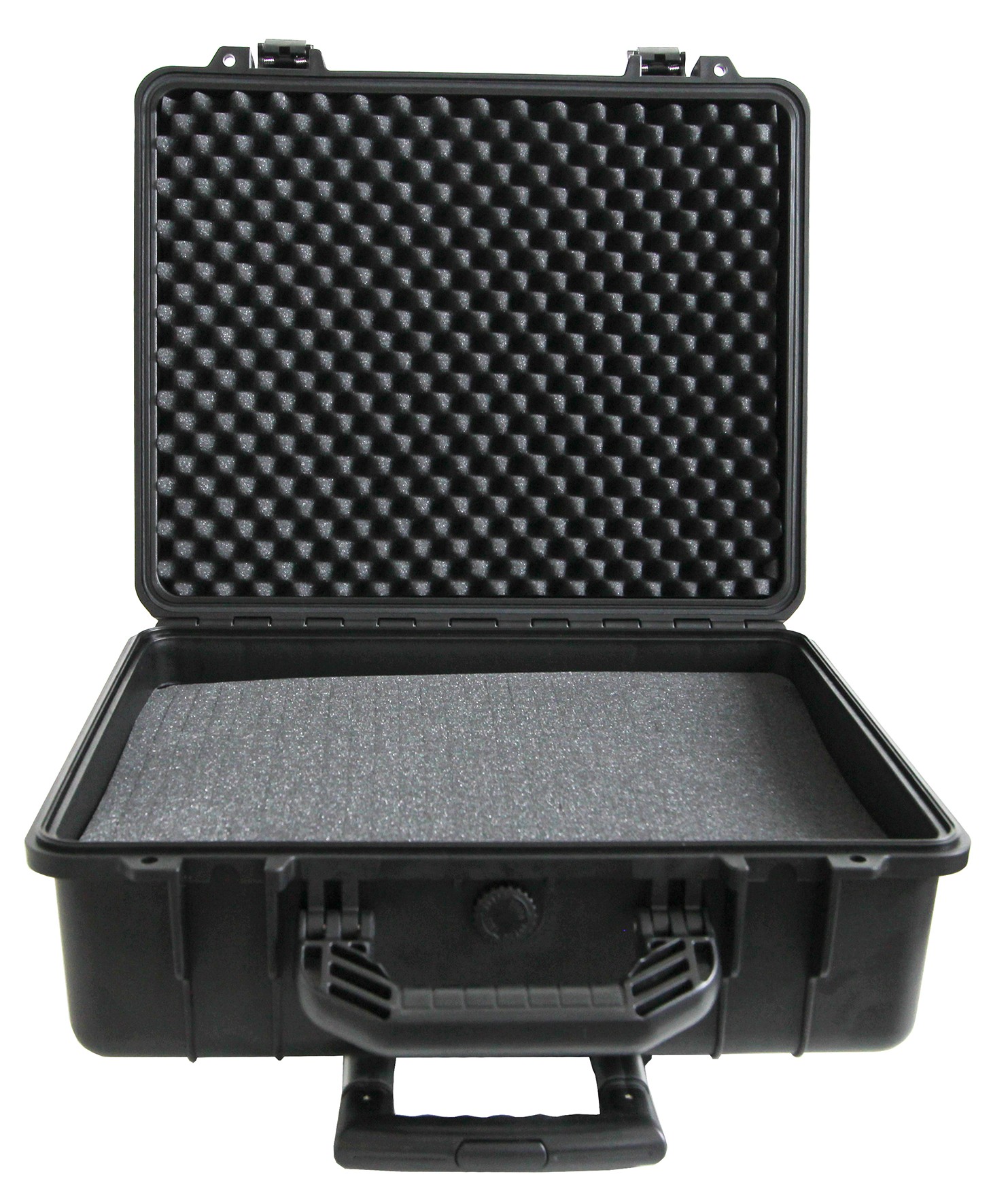 Waterproof protective case with trolley