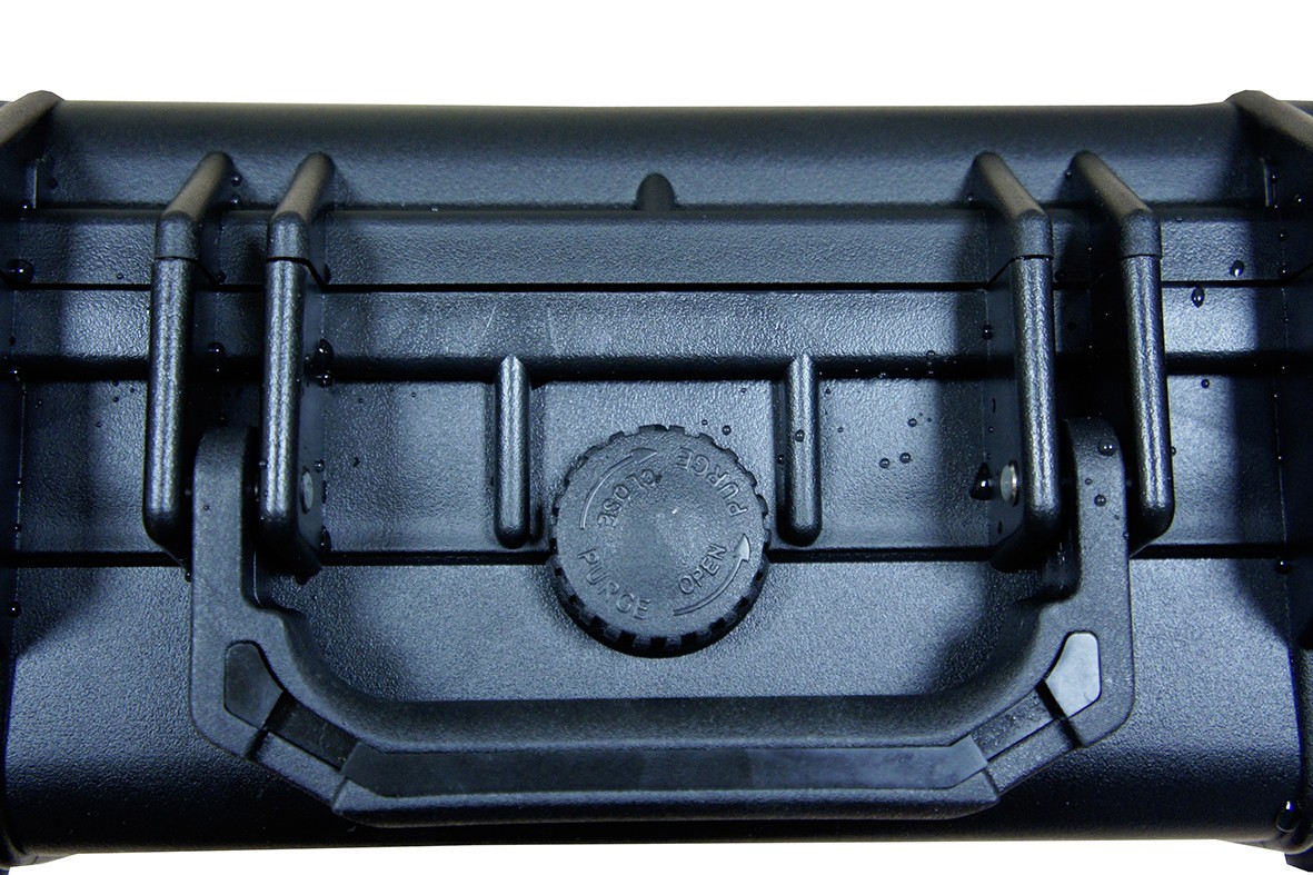 Waterproof protective case with trolley