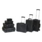 Waterproof protective case with trolley
