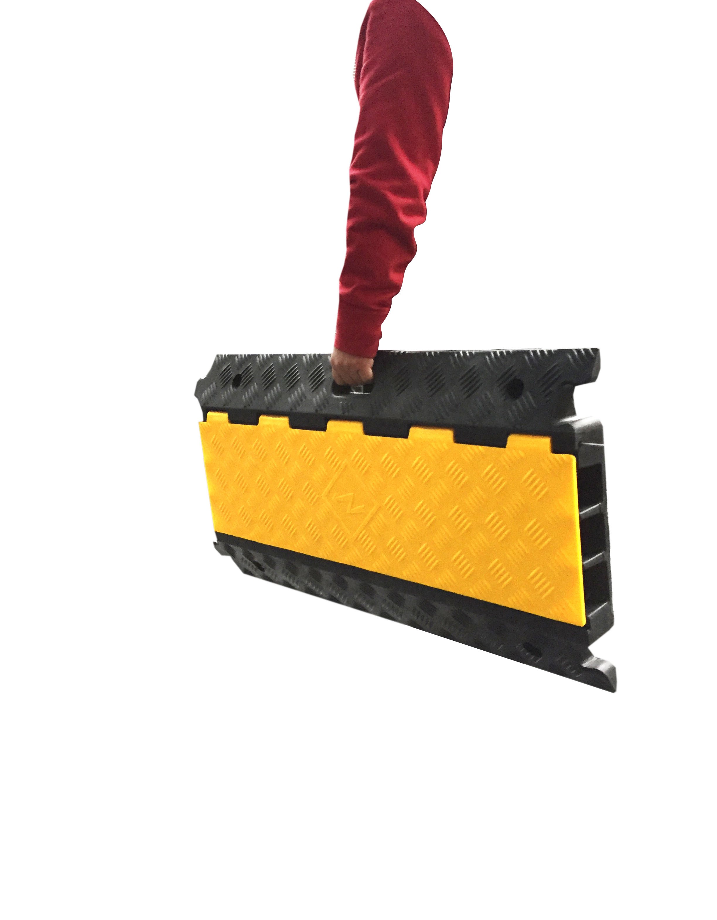 3-channel cable protector (58 × 52 mm)
