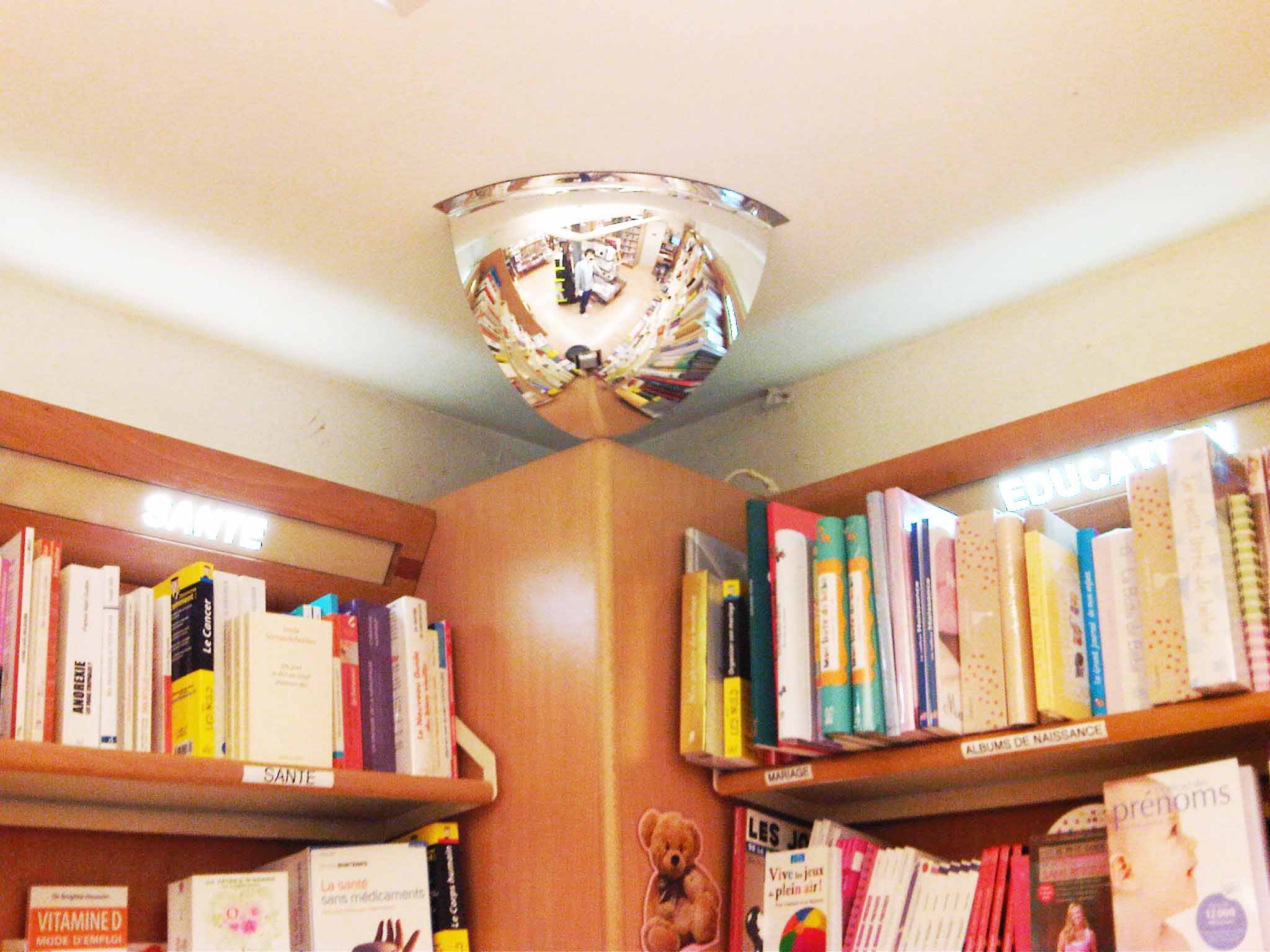 Miroir de surveillance hémisphérique