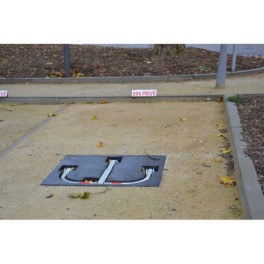 Arceau de parking à encastrer
