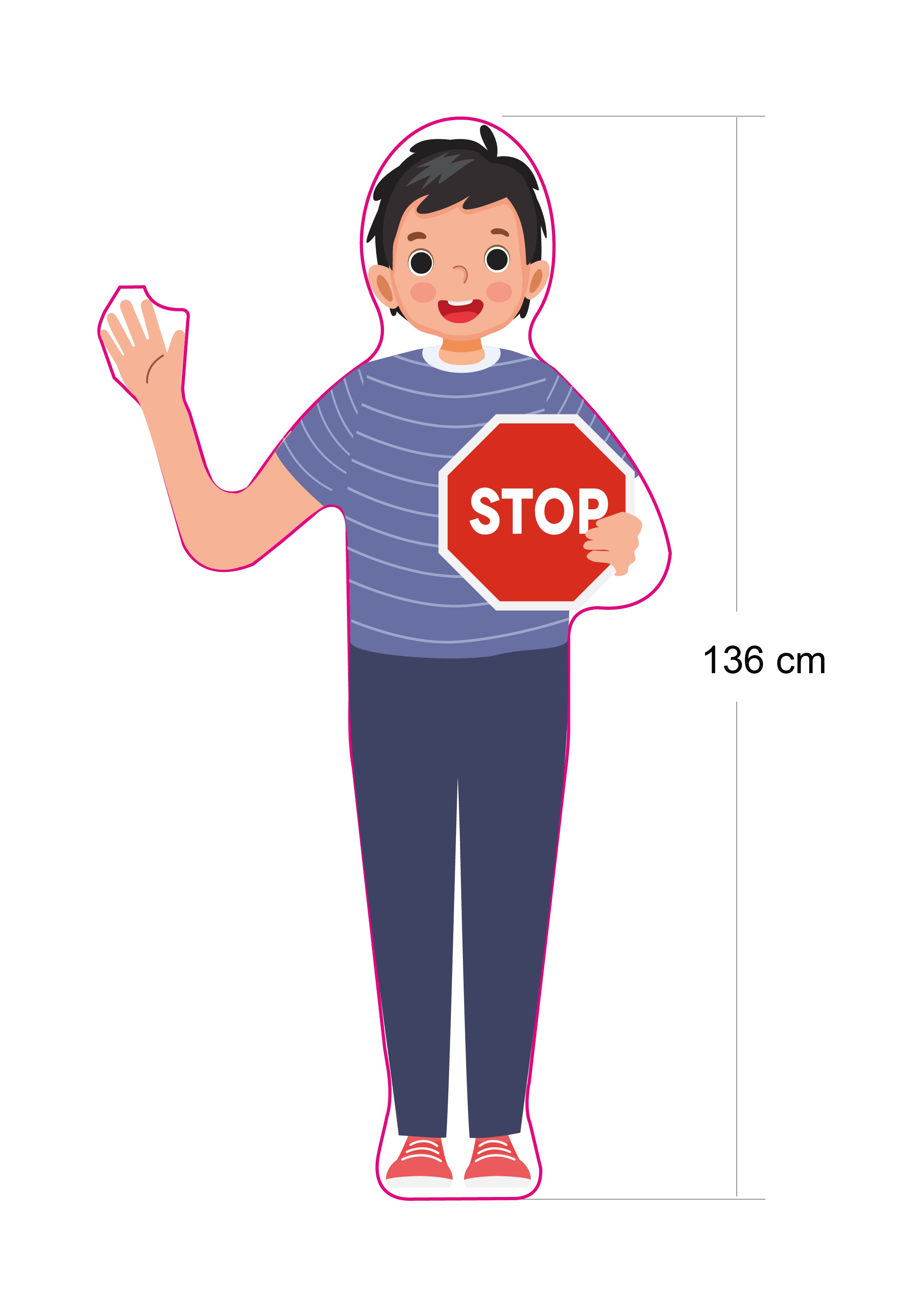 Traffic signal character