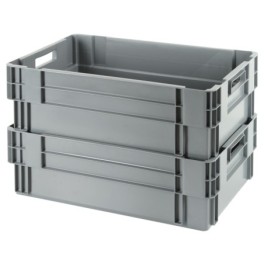 Stackable and nestable bin