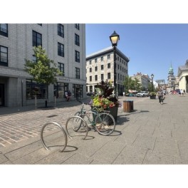 Arceau vélo rond inox