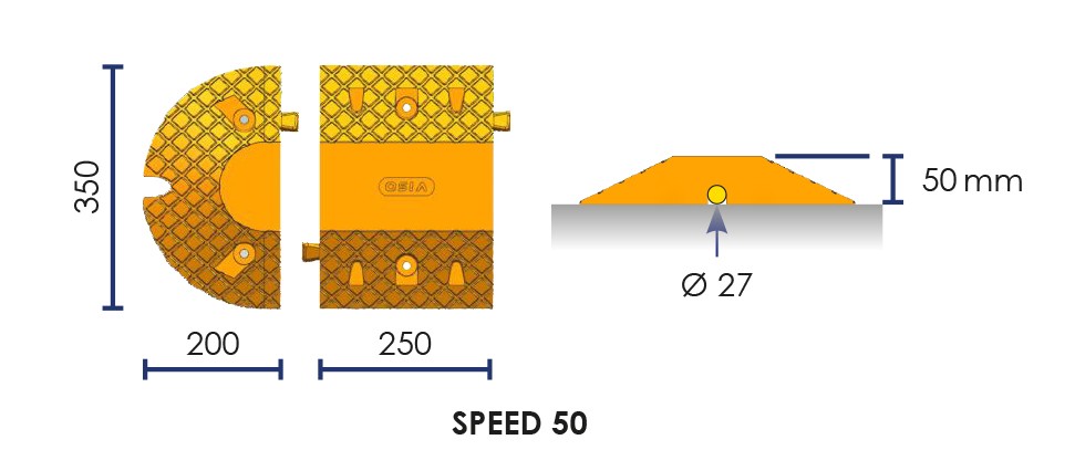 Ralentisseur modulaire série speed