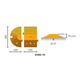 Modular speed bump