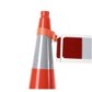 Extendable barrier with ties