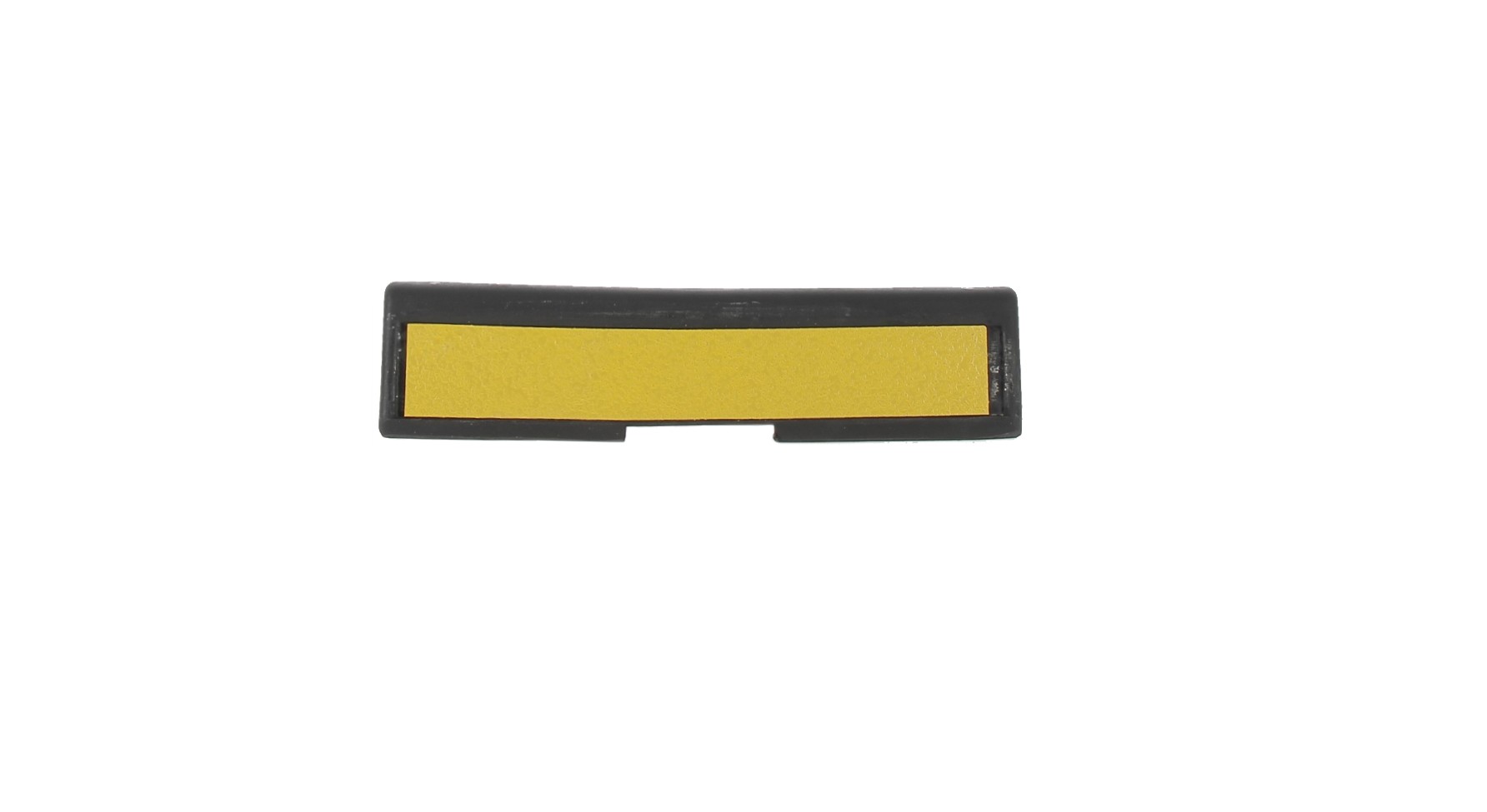 Butée de roues noir/jaune
