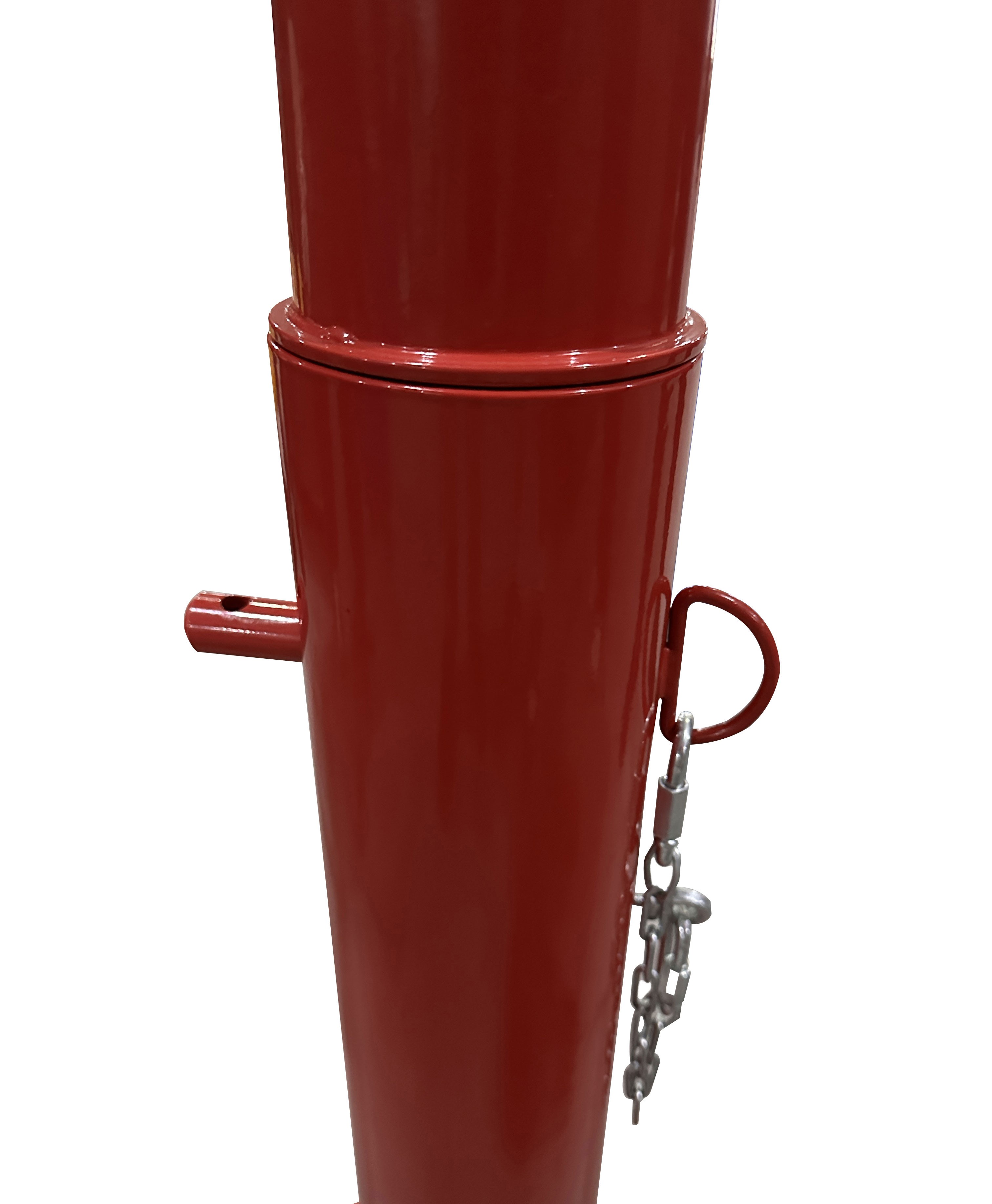 Barrière pivotante rouge