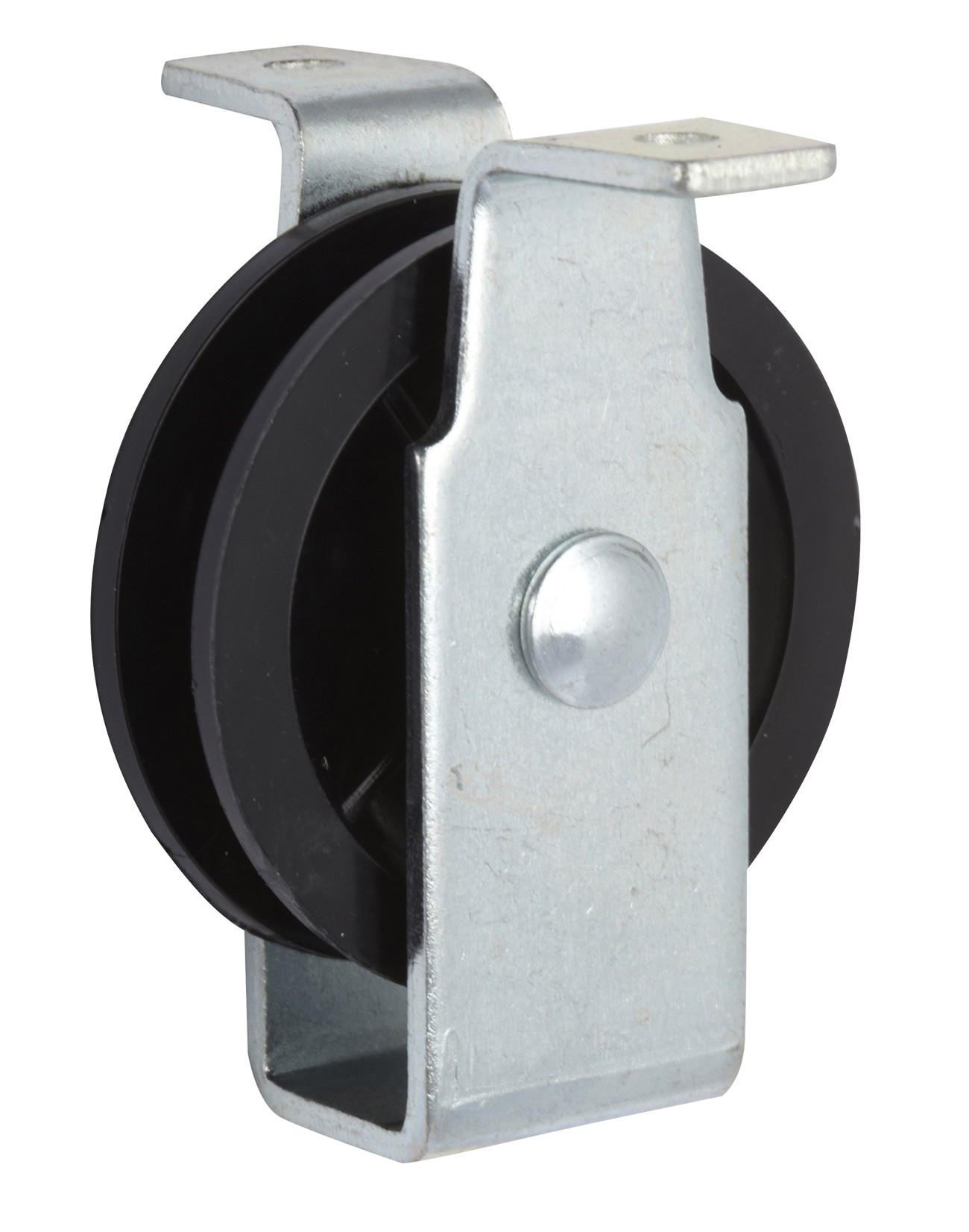 Screw-on plate pulley