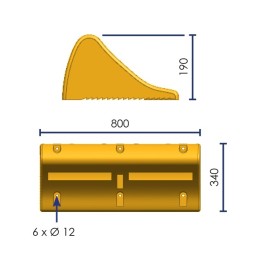 Protection Bar For Trolleys