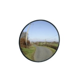 Glass safety mirror