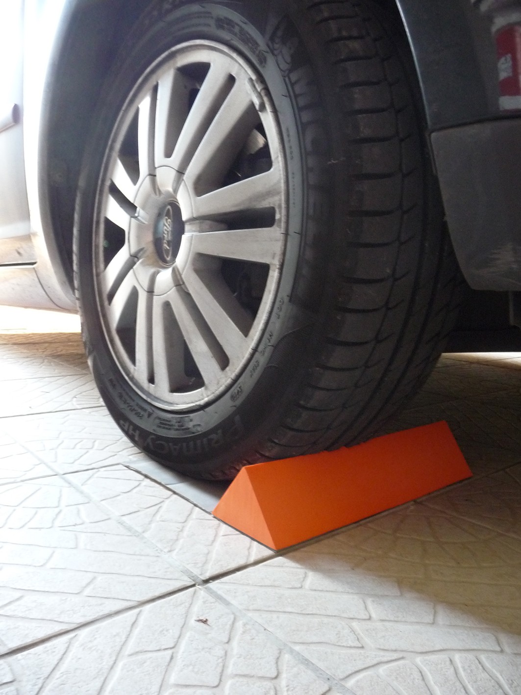 Adhesive wheel bumper