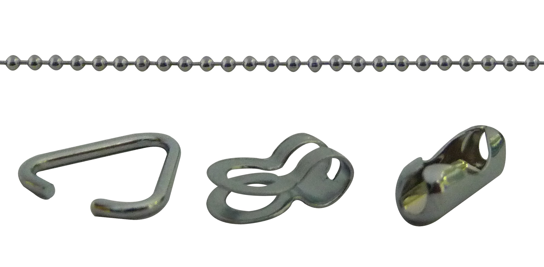 Chaîne boule laiton chromé